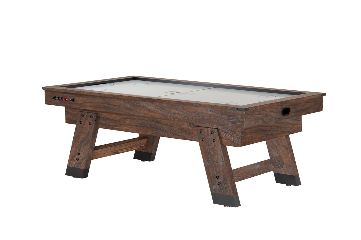 Legacy Barren 7' Air Hockey Table - Whiskey Barrel Finish