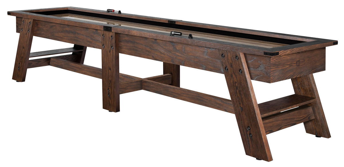 Legacy Barren Shuffleboard Table - Whiskey Barrel Finish