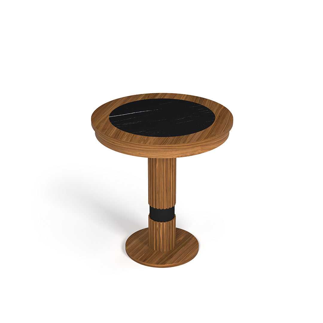 RAM Game Room Prohibition Pub Table - Matte Walnut Finish