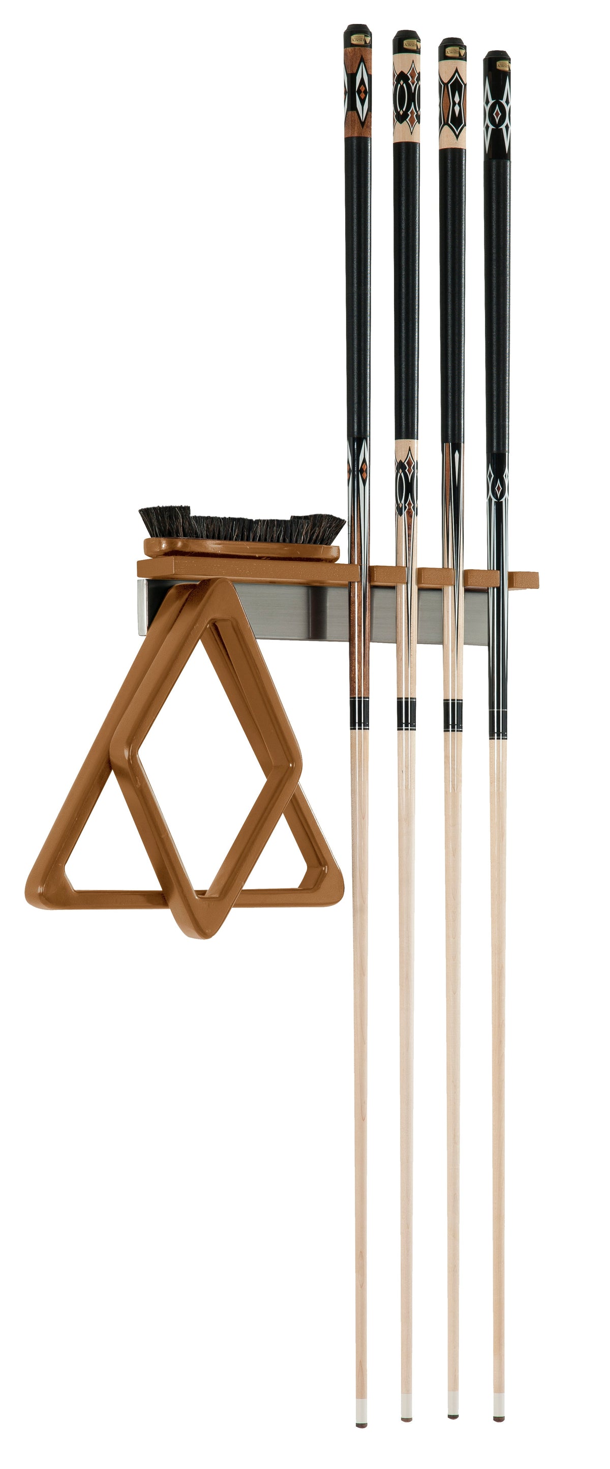 Legacy Vera Wall Cue Rack - Walnut Finish