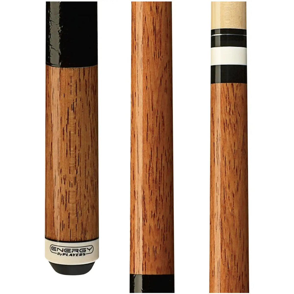 Energy by Players Walnut Gloss Cue with Simulated Leather Wrap