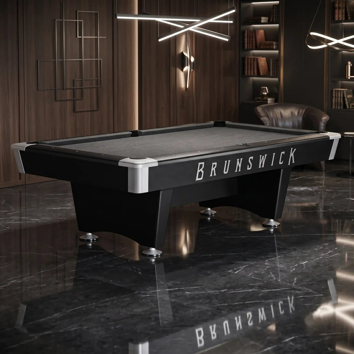 Brunswick Black Wolf Pro Pocket Pool Table
