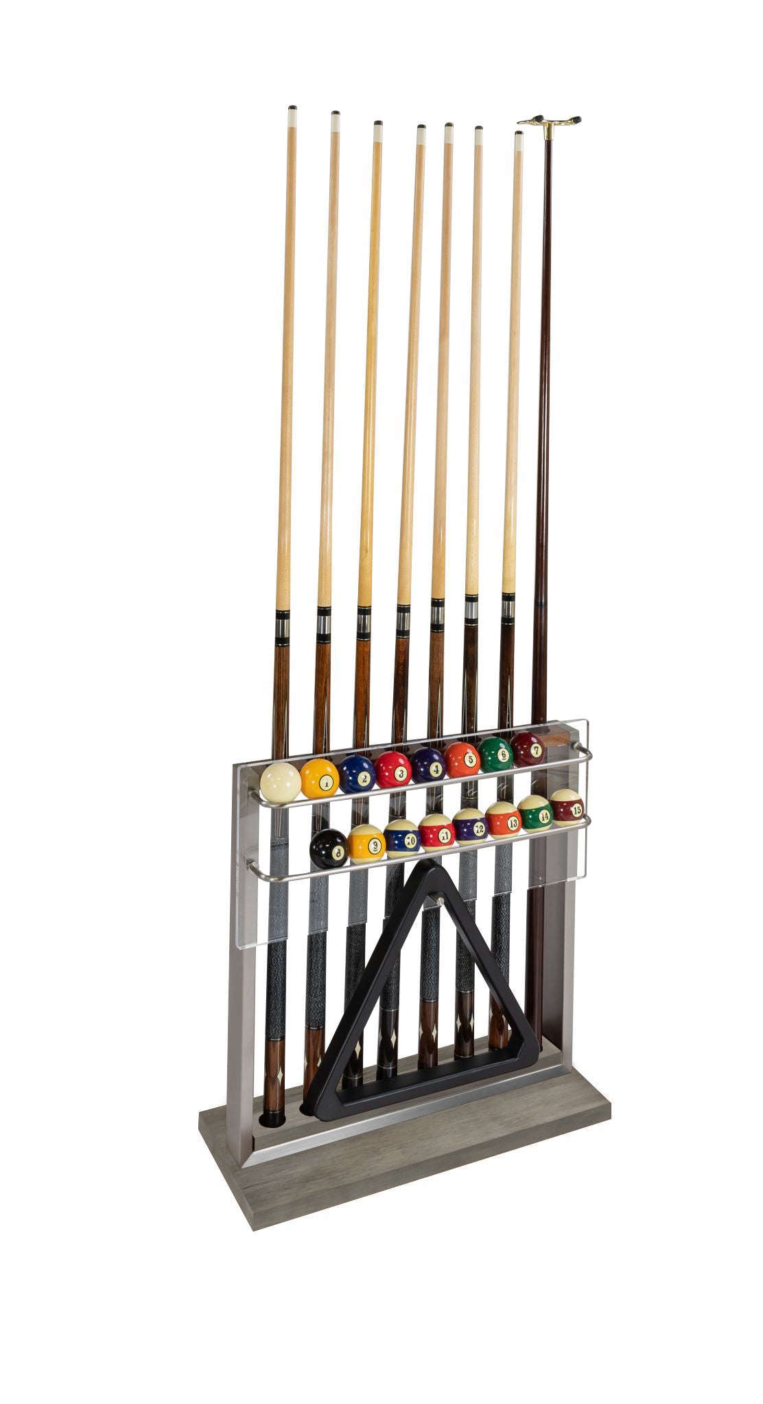 Legacy Aria Floor Cue Rack - Overcast Finish