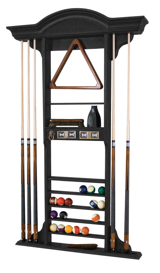 Legacy Classic Wall Cue Rack - Raven Finish