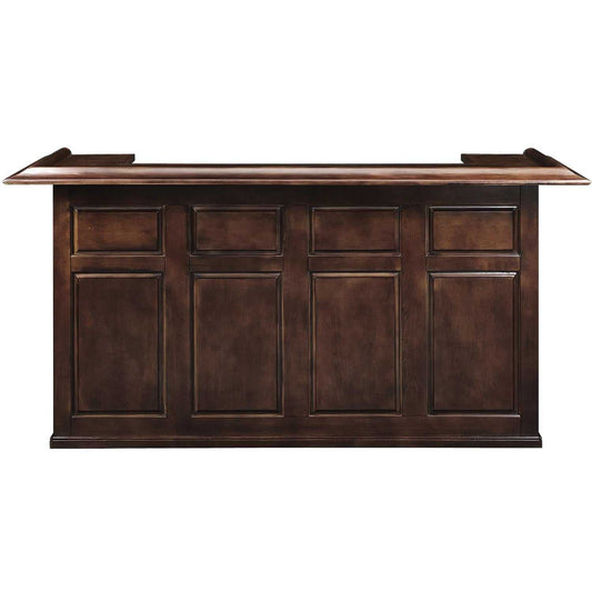 RAM Game Room 84" Pub Style Dry Bar - Cappuccino Finish