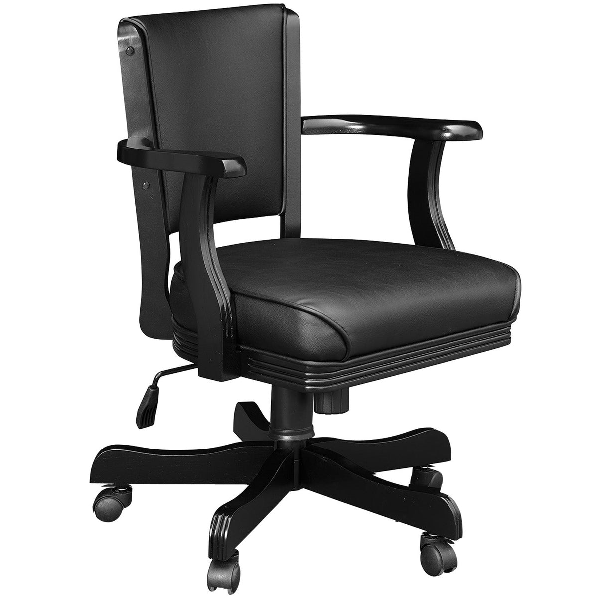 RAM Game Room Swivel Game Chair - Black Finish