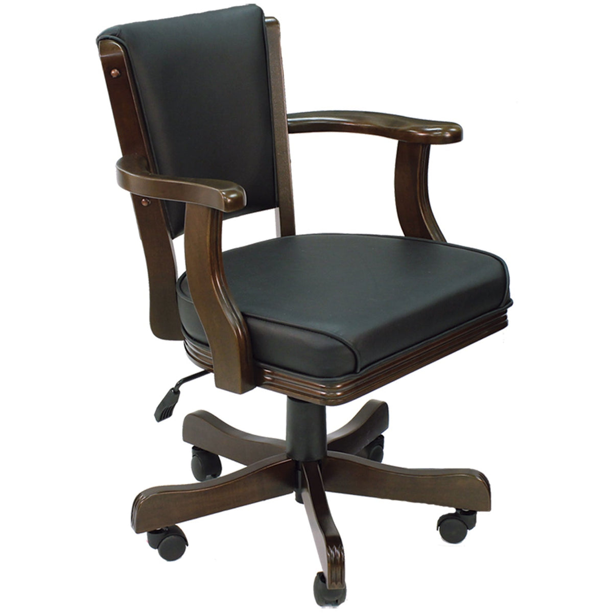 RAM Game Room Swivel Game Chair - Cappuccino Finish