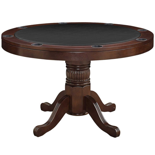 RAM Game Room 48" 2-in-1 Game Table - Cappuccino Finish