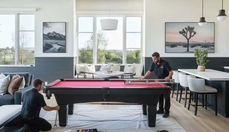 Pool Table Assembly & Installation Hero Image