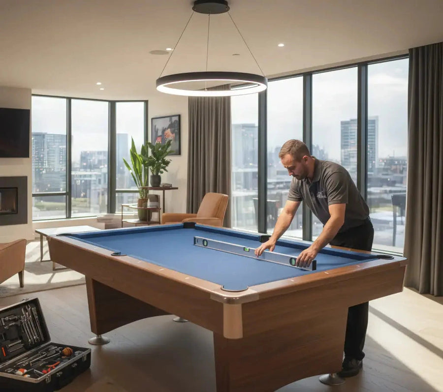 Pool Table Assembly & Installation Setup