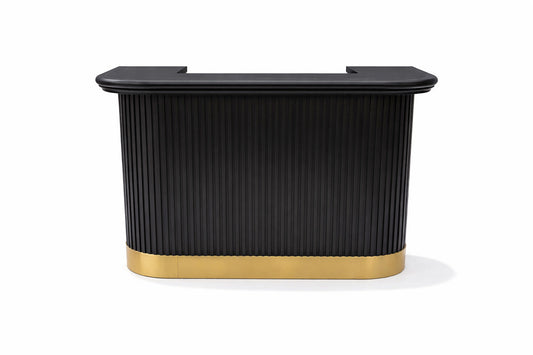 RAM Game Room Prohibition 60" Cocktail Bar - Matte Black Finish
