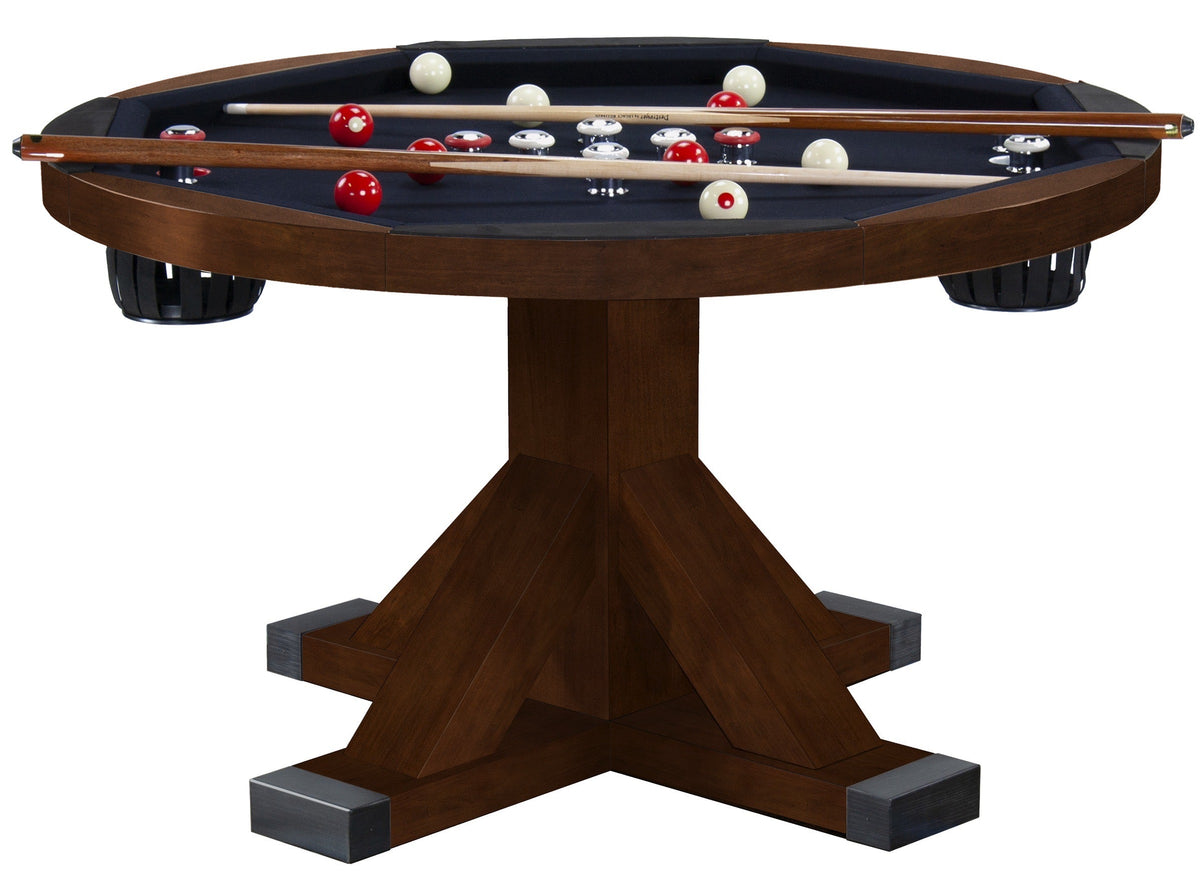 Legacy Sterling 3-in-1 Game Table With Bumper Pool - Nutmeg Finish