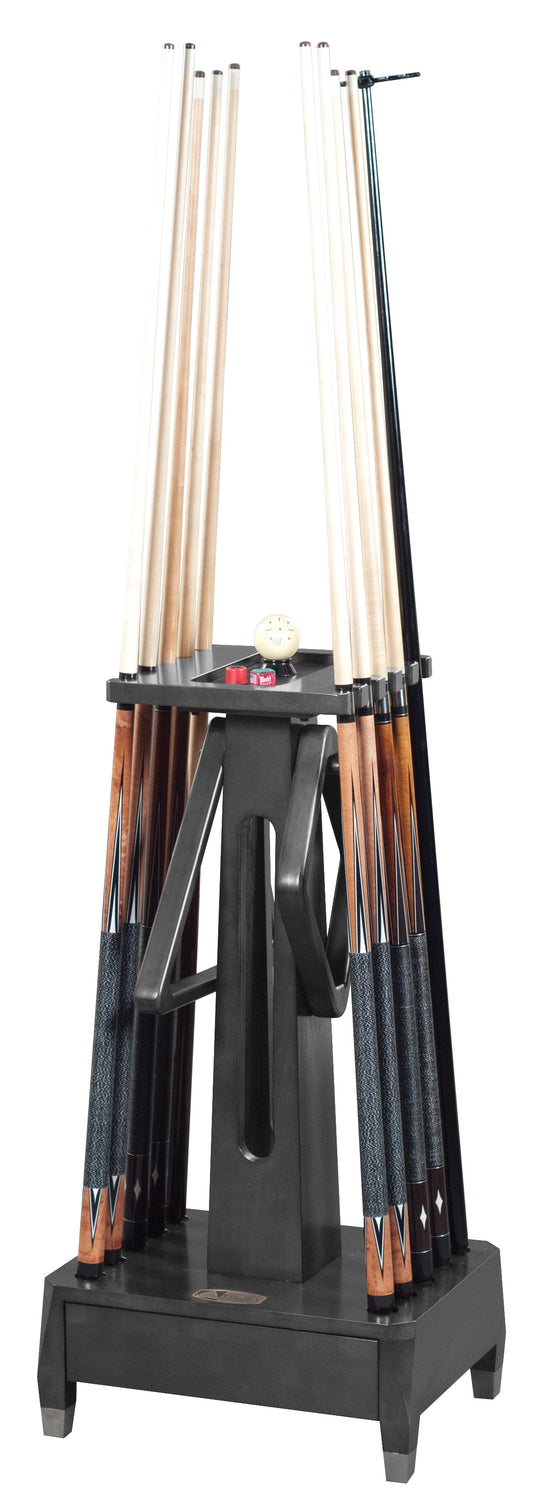 Legacy Sterling Floor Cue Rack - Raven Finish