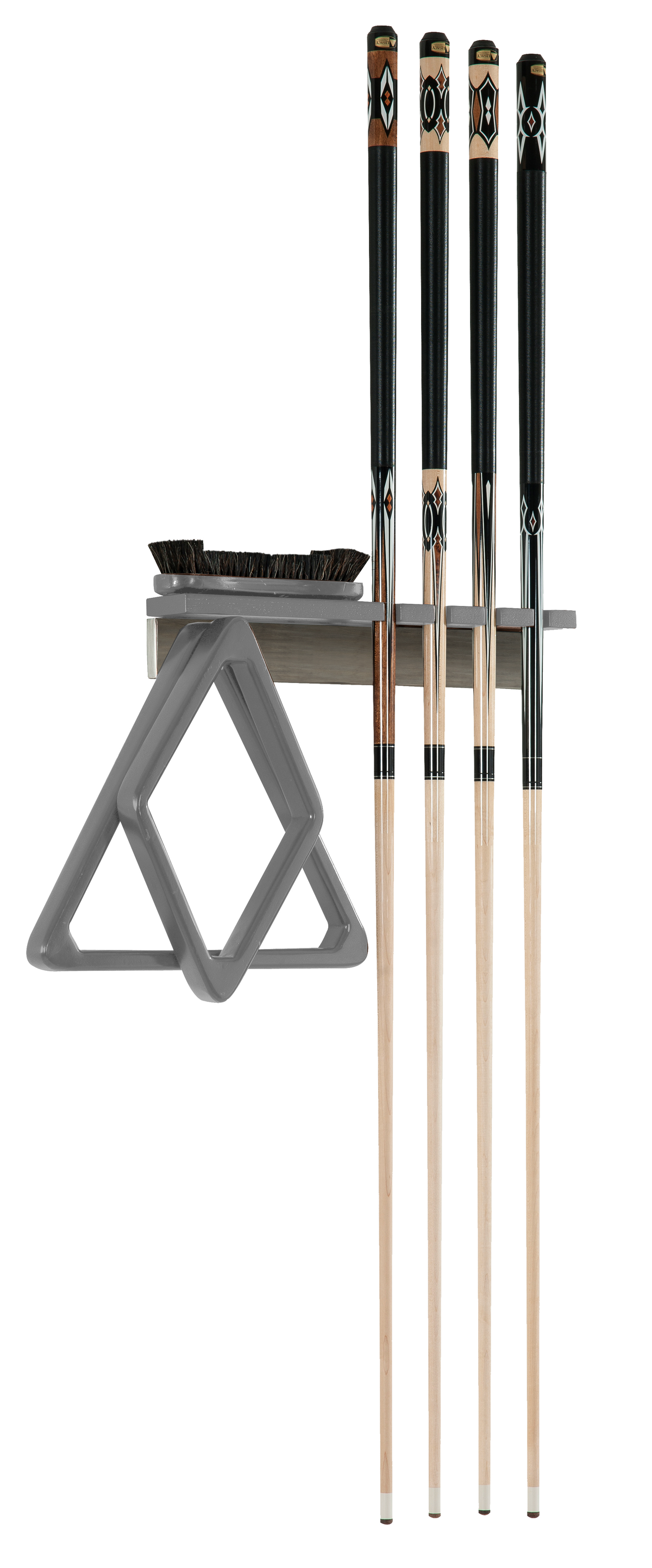 Legacy Vera Wall Cue Rack - Overcast Finish