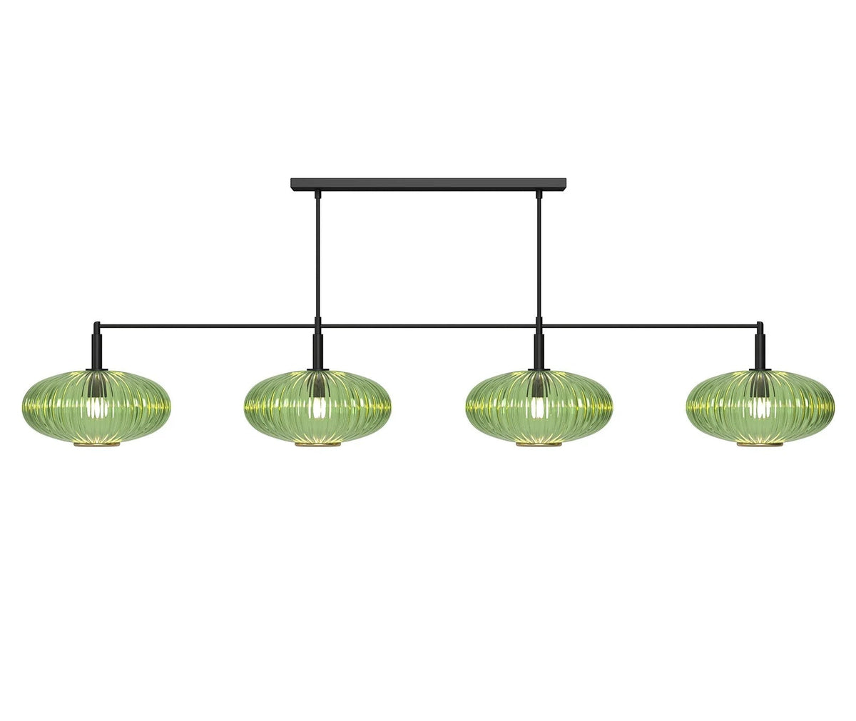 Prohibition 66” Four Glass Shade Pendant