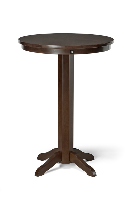 Brunswick Traditional Pub Table with USB Port - Espresso Finish