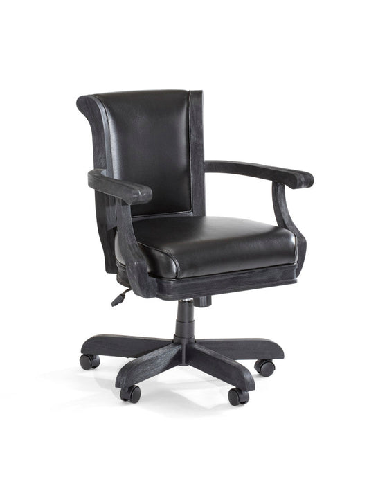 Brunswick Centennial Game Table Chair - Black Wire Brush Finish