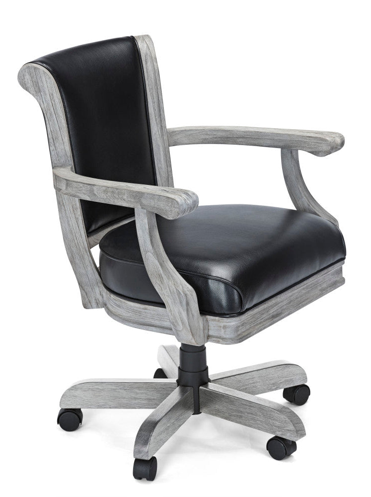 Brunswick Centennial Game Table Chair - Rustic Grey Finish