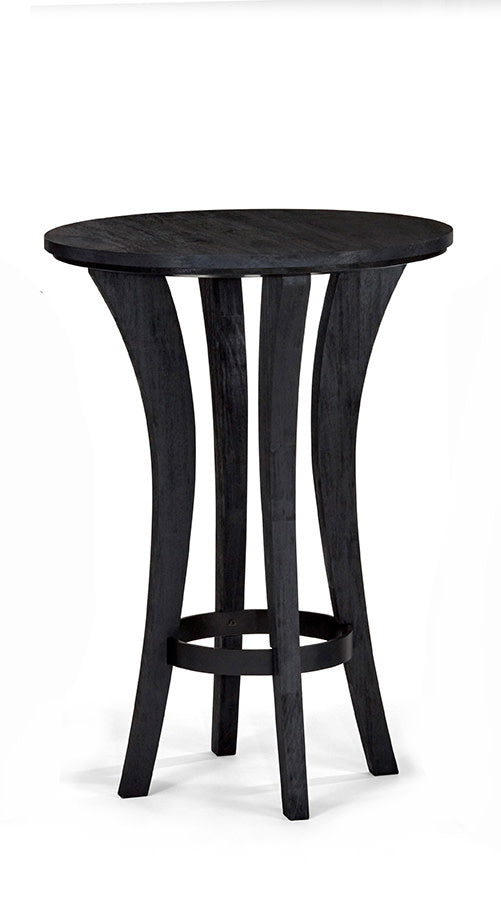 Brunswick Centennial Pub Table - Black Wire Brush Finish