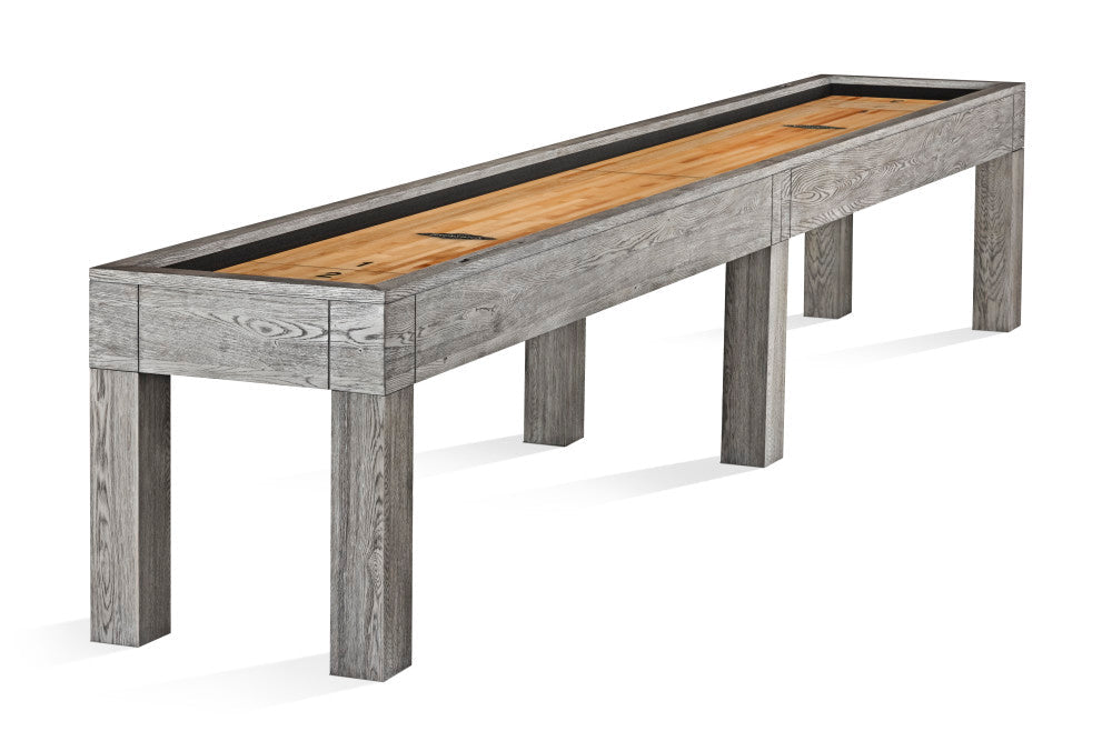 Brunswick Sanibel Shuffleboard Table - Rustic Grey Finish