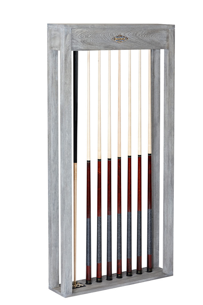 Brunswick Sanibel Wall Cue Rack - Rustic Grey Finish