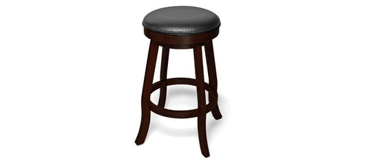 Brunswick Traditional Backless Pub Stool - Espresso Finish
