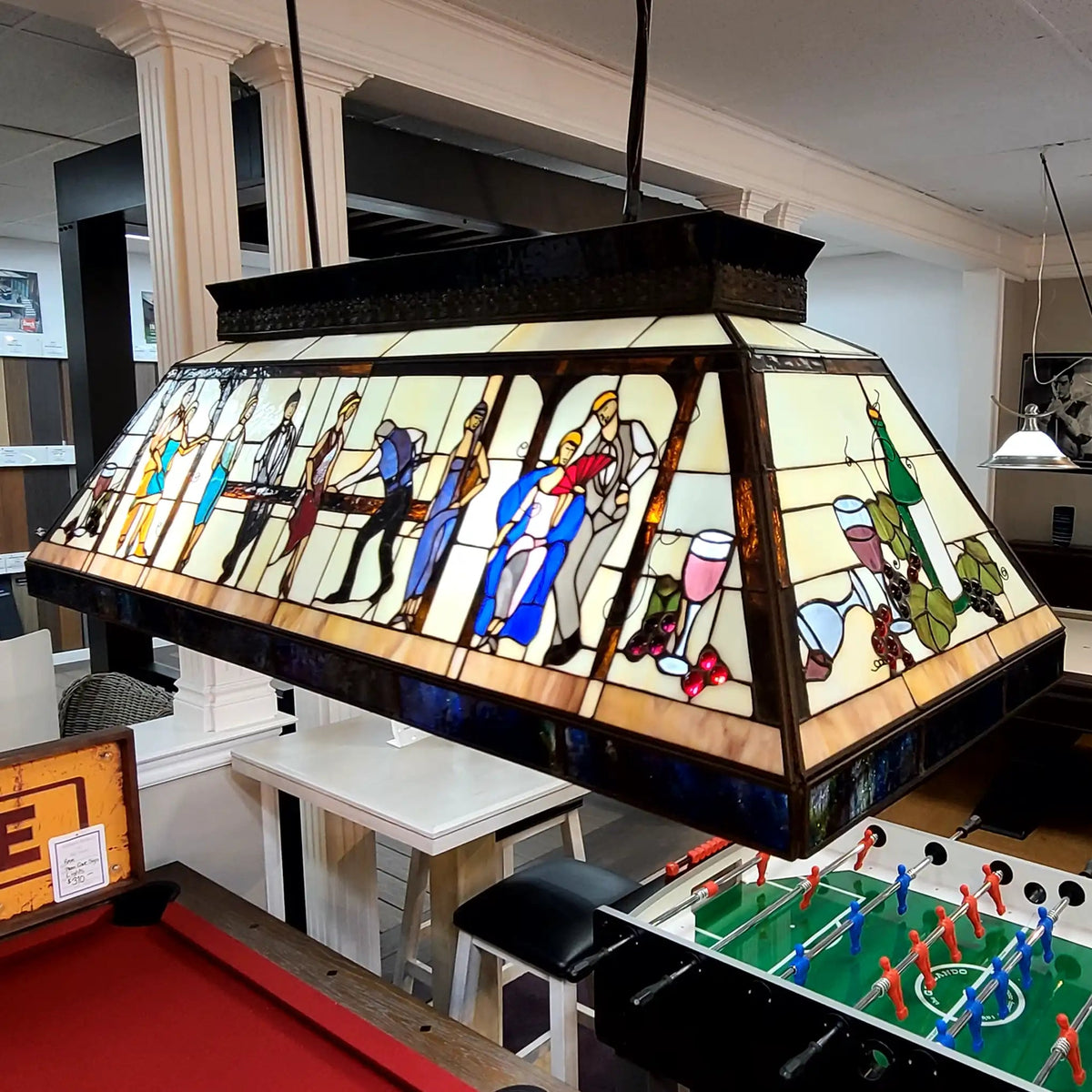 Billiard Light Stained Glass CF44 Lounge
