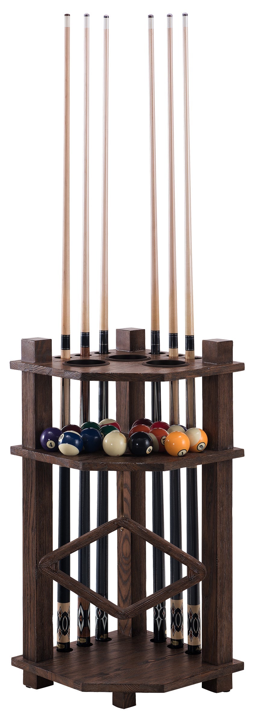 Legacy Harpeth Corner Cue Rack - Gunshot Finish