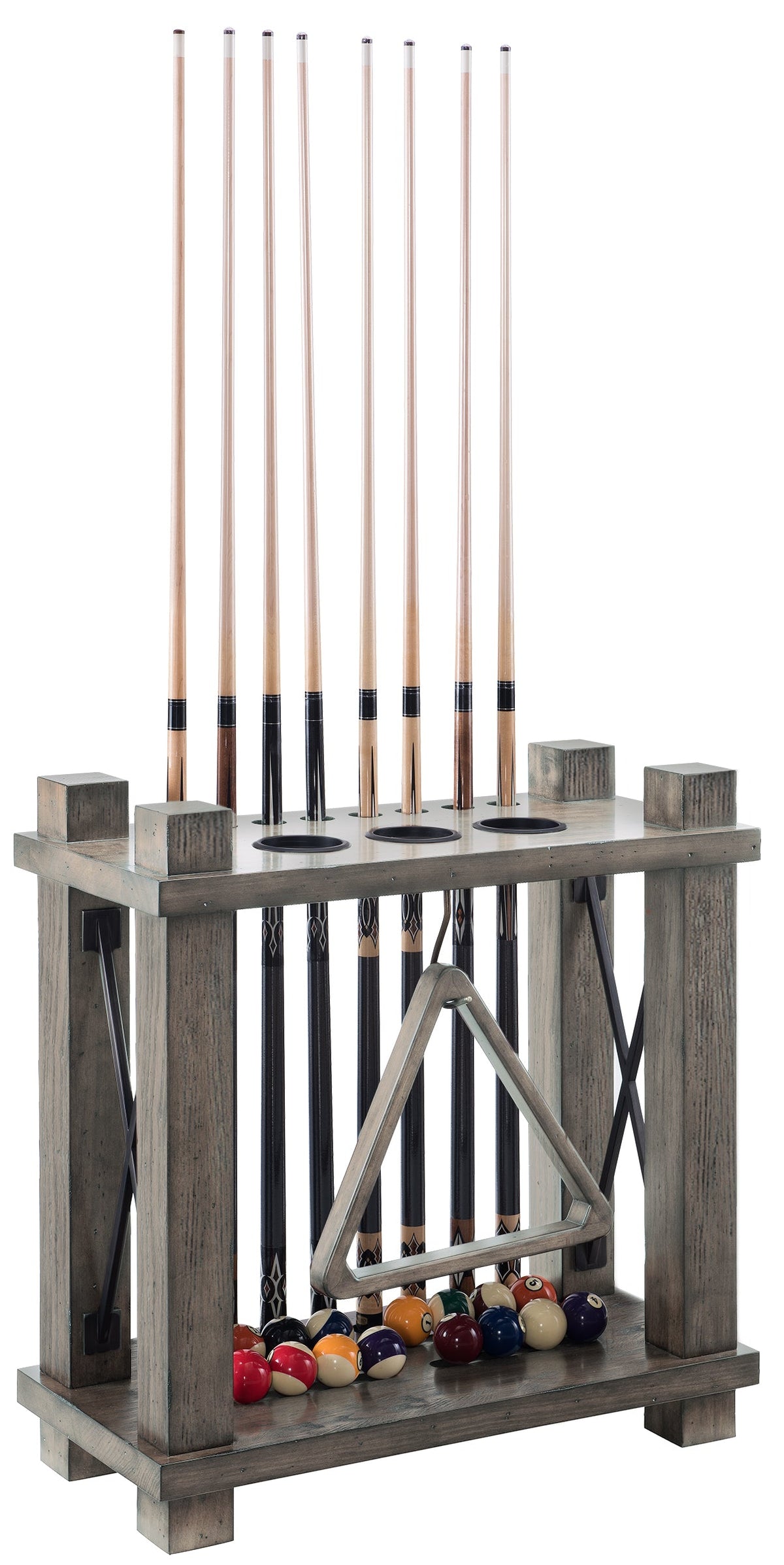 Legacy Harpeth Floor Cue Rack - Smoke Finish