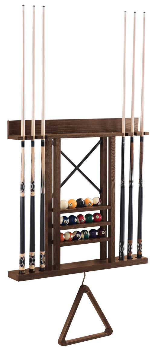 Legacy Harpeth Wall Cue Rack - Gunshot Finish