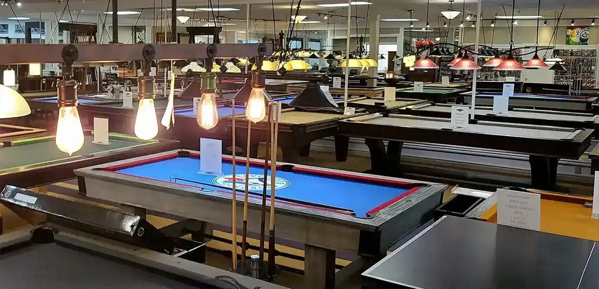 Hallmark Billiards Mississauga Showroom Interior Display Floor