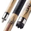 Viper Sinister Black and White Wrap with Brown Stain Billiard Pool Cue Stick 245 7