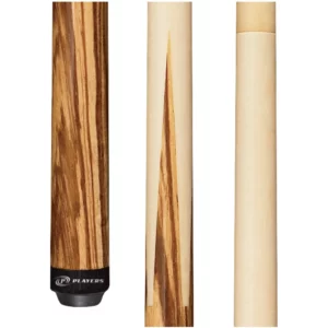 Players Zebrawood Sneaky Pete Wrapless Cue