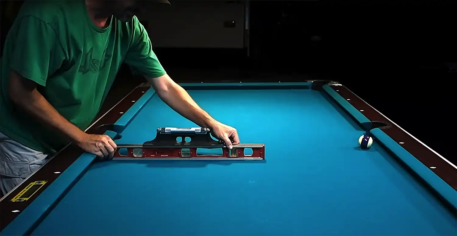 level a pool table the right way